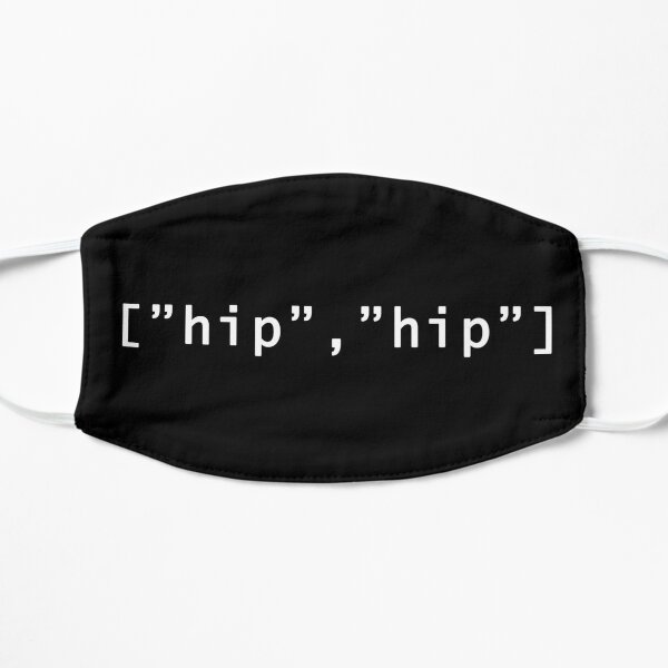 Hip Hip Array [Hooray] Birthday Coding Programming Flat Mask