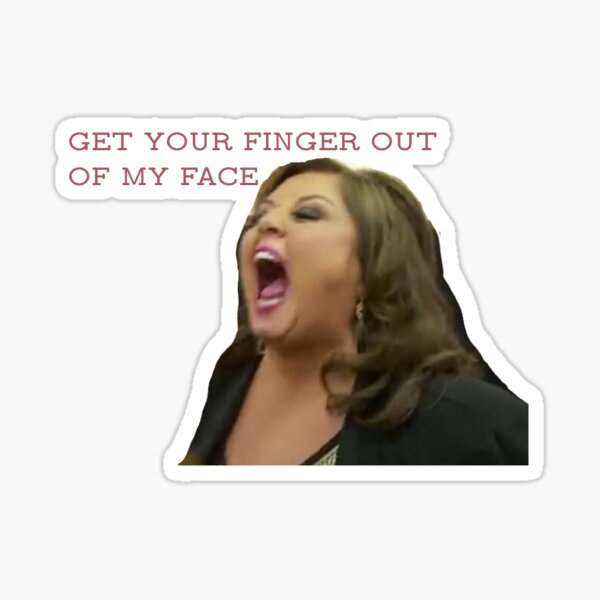 get-your-finger-out-of-my-face-sticker-for-sale-by-kmaloney28