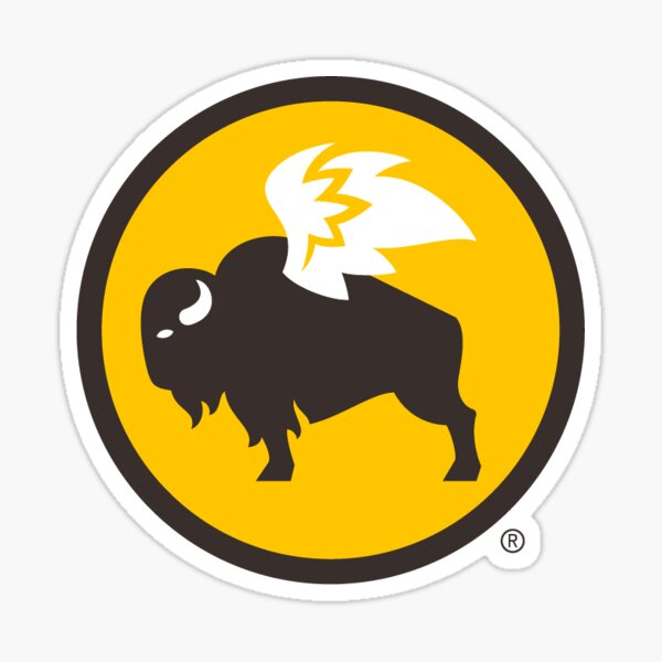 med hensyn til er der Prestigefyldte Buffalo Wild Wings Stickers | Redbubble