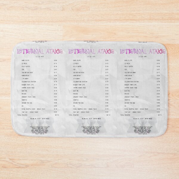 Item preview, album receipt designed and sold by Jenna Gardner.