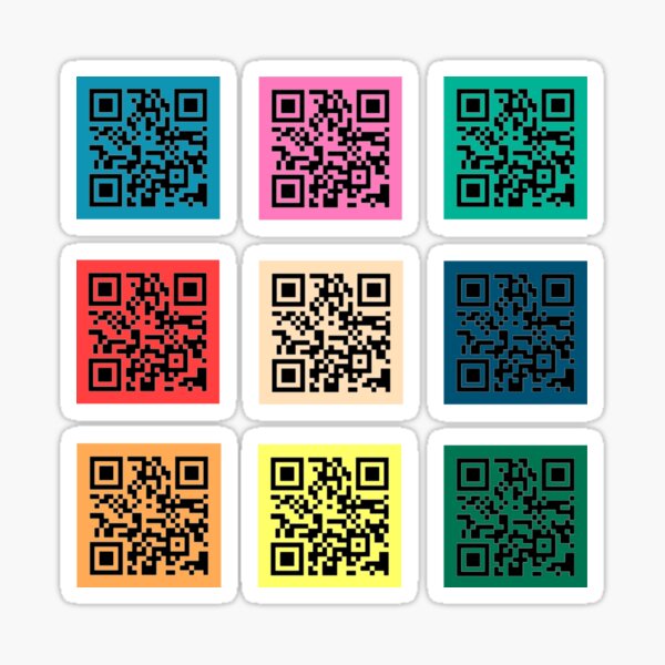 Shawty's like a melody QR Code | Sticker