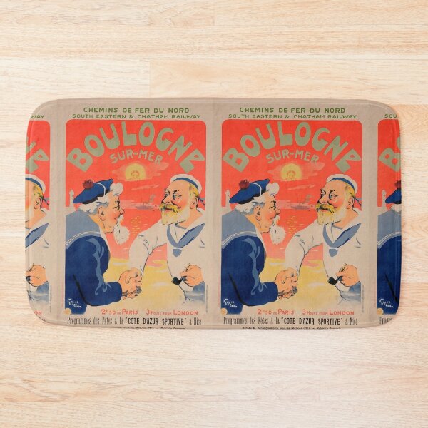 Item preview, NORD Boulogne vintage travel poster designed and sold by stickart-marek.