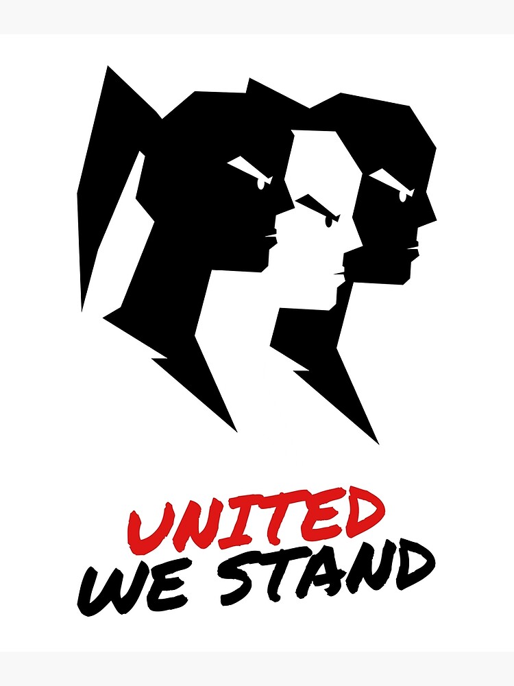 United We Stand Blm Inspirational Poster For Sale By Eaglesoar88 Redbubble