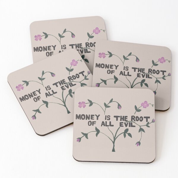 Item preview, Money is the Root of All Evil designed and sold by Scribble Log.