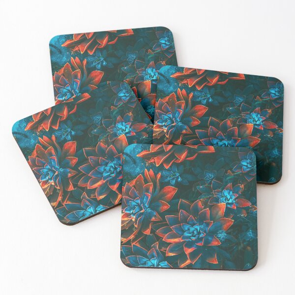Item preview, Blue & Red Plants a bold colorful and very interesting abstract, and here we present a wonderfully colorful design – great to be noticed at your next party!  designed and sold by JOHNC1.