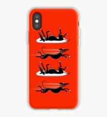 Zoomin' Snoozin iPhone (red) iPhone Case