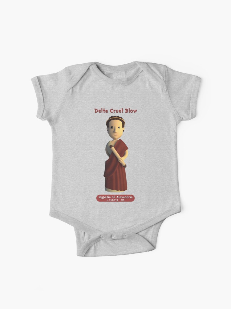 Hypatia Of Alexandria Delta Cruel Blow Baby One Piece By Chayground Redbubble