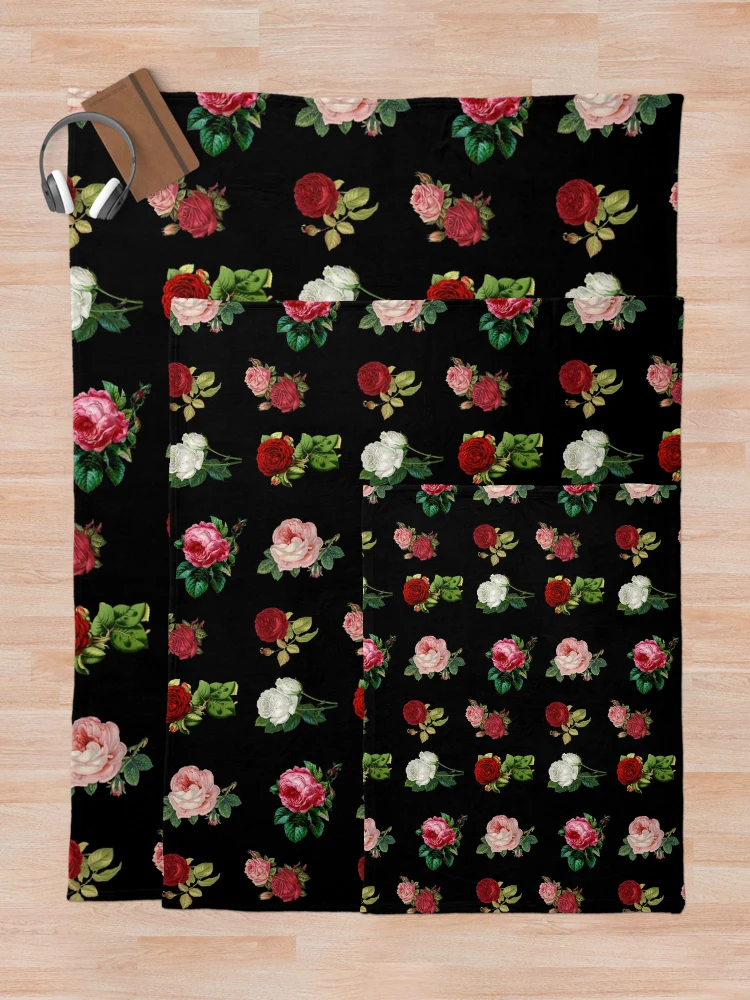 Thumbnail 5 of 6, Throw Blanket, Beautiful Pattern 0f Roses designed and sold by masterbones.
