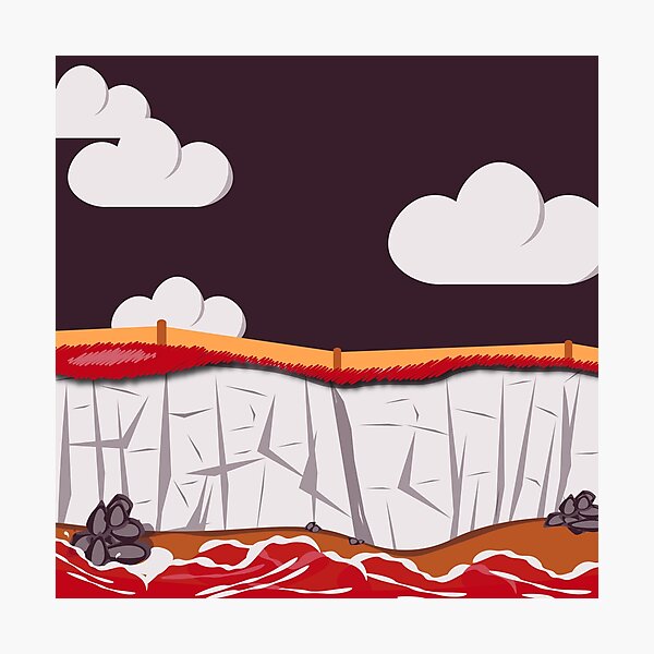 Cliffside Sky Photographic Print