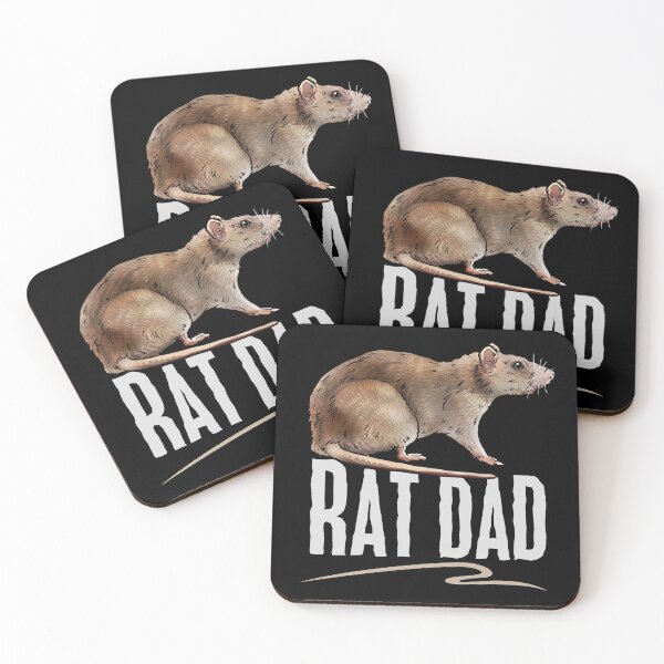 Item preview, Rat Dad Pet Rat Owner Illustrated Design designed and sold by Delightfully Cynical.