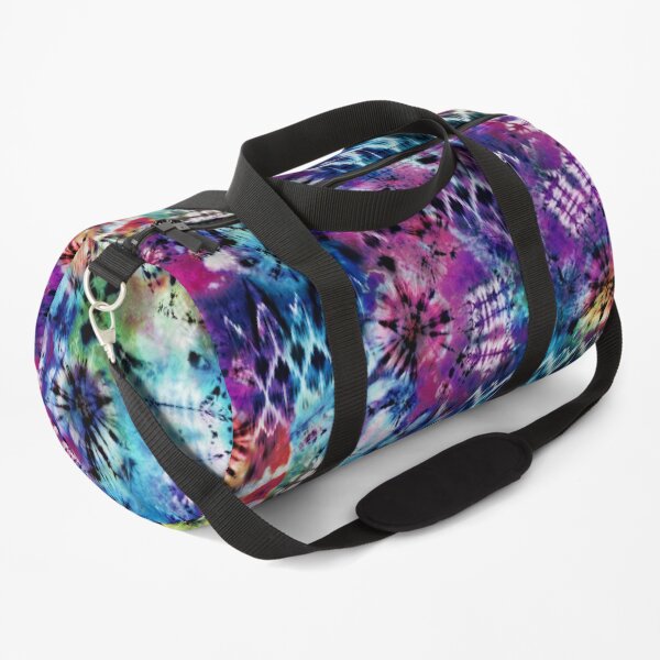Rainbow signal tie dye Duffle Bag