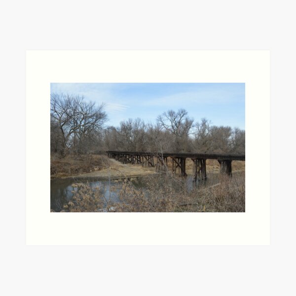 Item preview, Old Railroad Bridge designed and sold by RenieRutten.