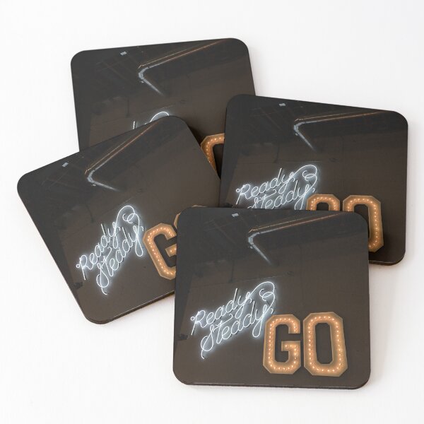 Item preview, Ready Steady Go Neon Sign Minimal Cursive Aesthetic Quote designed and sold by chelseapearl.