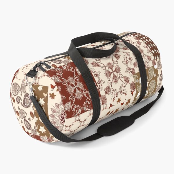 Item preview, Brown,beige ,tribal boho patchwork pattern designed and sold by MariaMarinova.