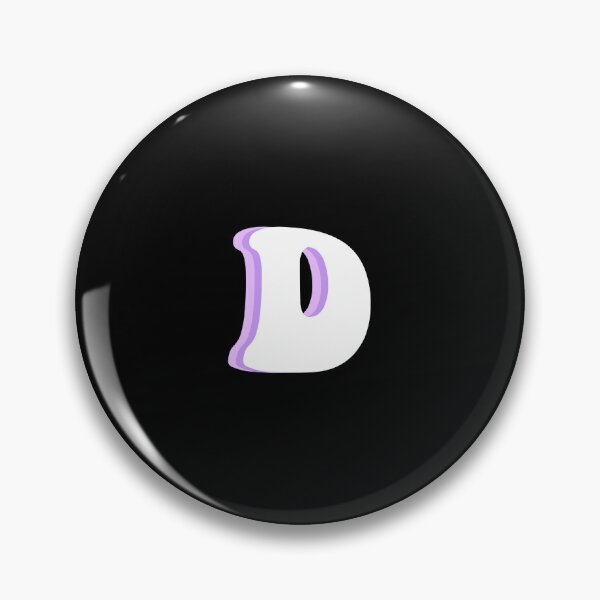 Item preview, retro D letter sticker, ombre colors (customizable!) designed and sold by madelyndesigns.