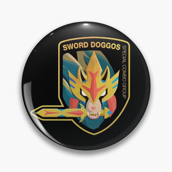 Sword Doggos Pin