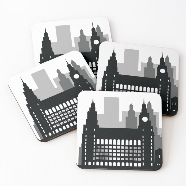 Aperçu de l'œuvre Liverpool Skyline Scenery créée et vendue par choisanezine.