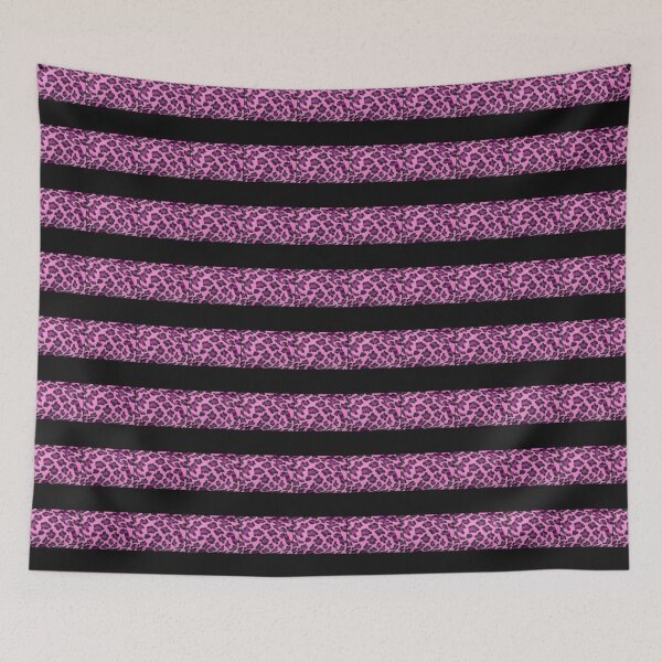 Item preview, Pink Leopard print stripes designed and sold by Birdtheman12345.