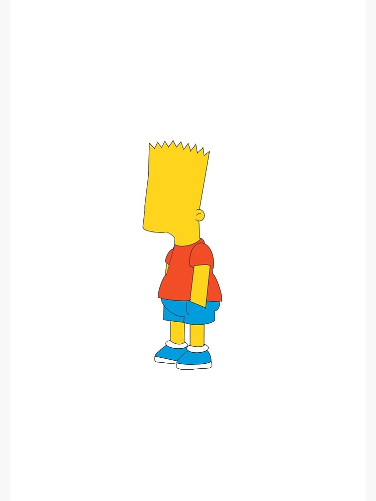 Sad Bart Simpson Spiral Notebooks for Sale