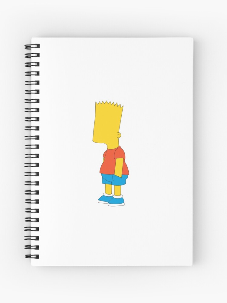 Cuaderno de espiral «Bart Simpson» de maddierobins | Redbubble