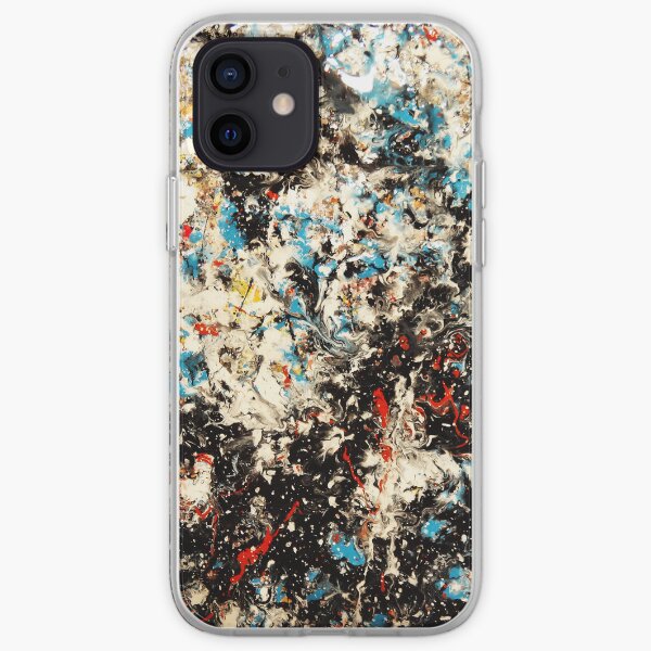 Number 101 Abstract by Mark Compton iPhone Soft Case