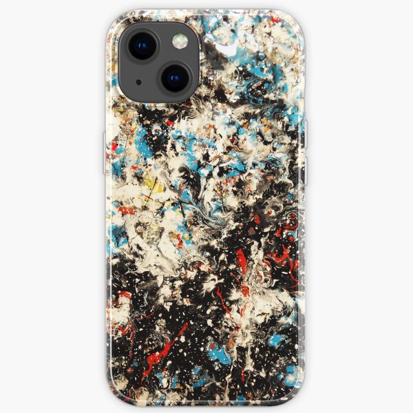 Number 101 Abstract by Mark Compton iPhone Soft Case