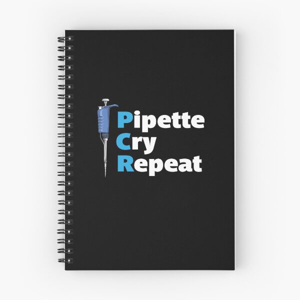 Item preview, Pipette Cry Repeat PCR Blue Pipette designed and sold by Zit-Zat-Zot.