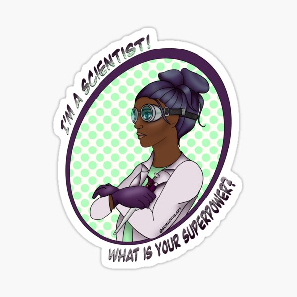 Super Scientist Sticker