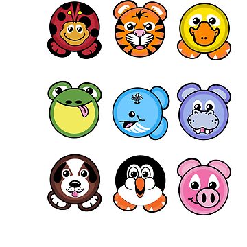 Artwork thumbnail, 2000s Nostalgia ZooPals Plates by meel4reel