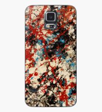 Number 102 Abstract by Mark Compton Case/Skin for Samsung Galaxy