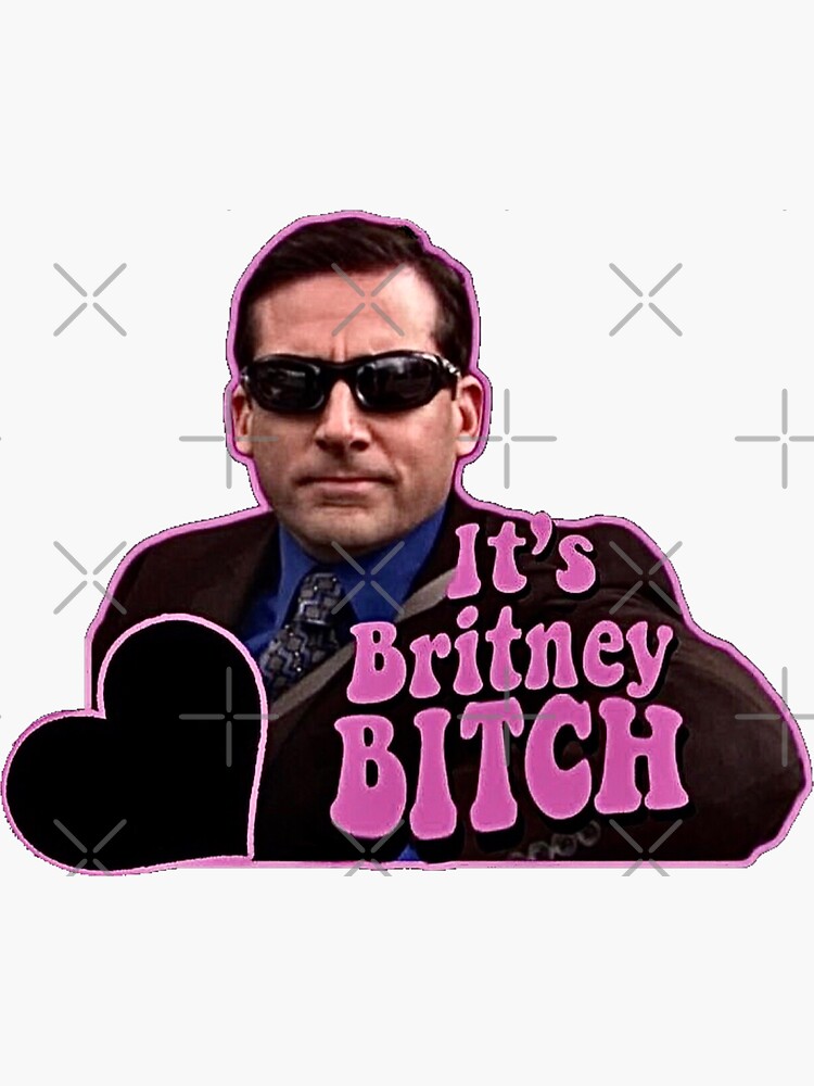 It S Britney Bitch Sticker For Sale By Bossbabe Redbubble