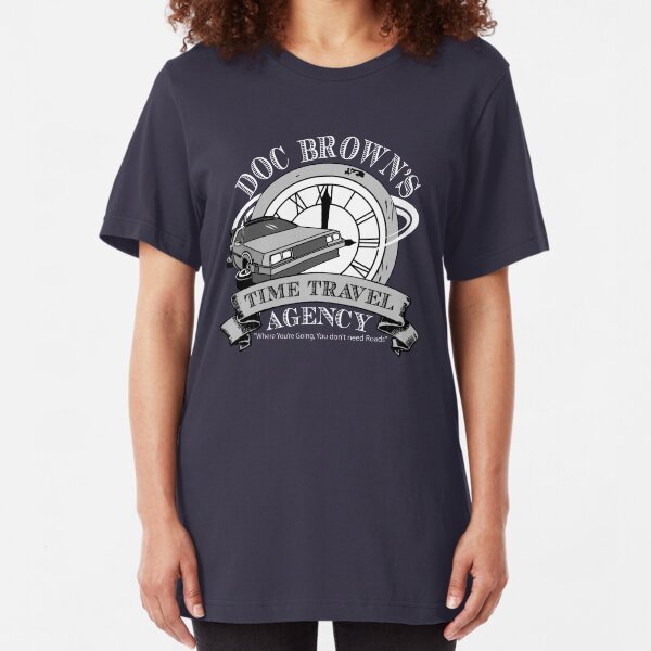 Doc Brown's Travel Agency Slim Fit T-Shirt