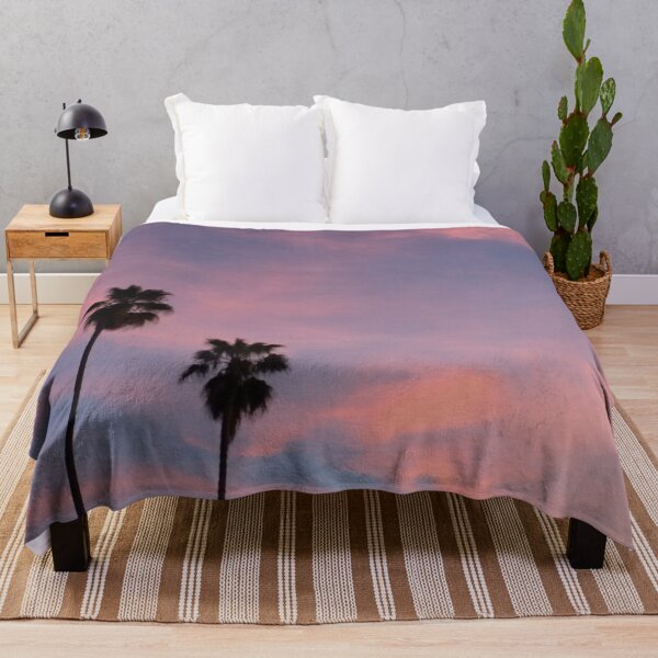 Item preview, Two Skinny Palm Trees in a Cotton Candy Pink Pastel Sky designed and sold by chelseapearl.