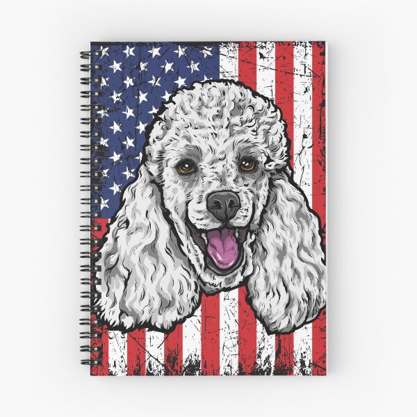 Item preview, Poodle T-shirt USA Flag Design designed and sold by vikingstshirts.