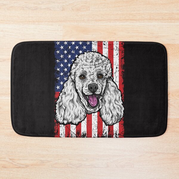 Item preview, Poodle T-shirt USA Flag Design designed and sold by vikingstshirts.