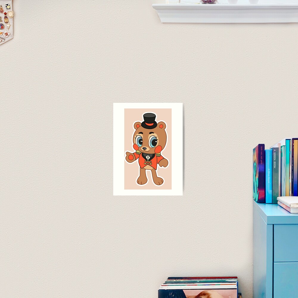 Susses Spielzeug Freddy Fnaf Kunstdruck Von Confettiwater Redbubble