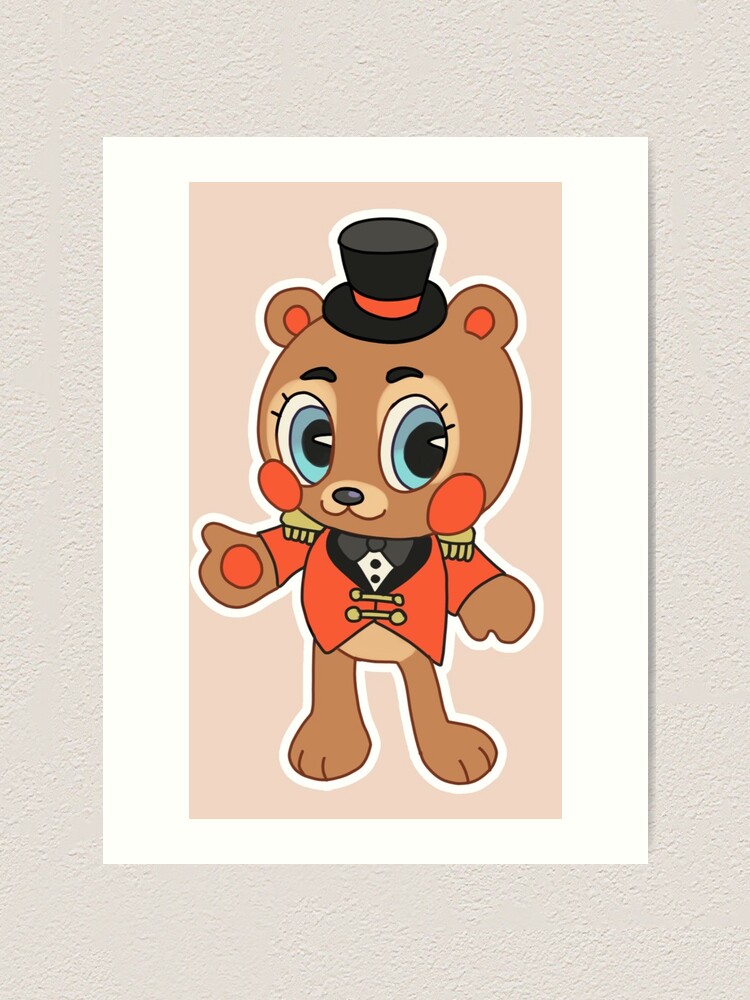 Susses Spielzeug Freddy Fnaf Kunstdruck Von Confettiwater Redbubble