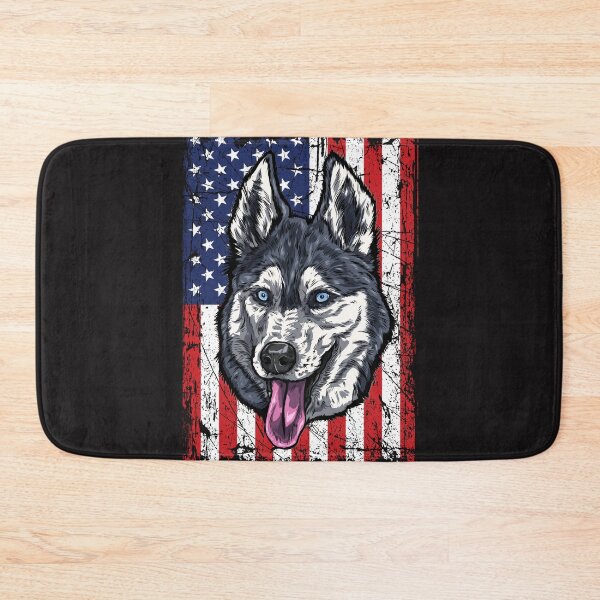 Item preview, Husky  T-shirt USA Flag Design designed and sold by vikingstshirts.