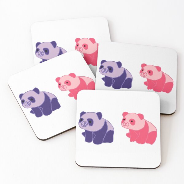 Item preview, A very cute purple and pink panda designed and sold by Kate15080.