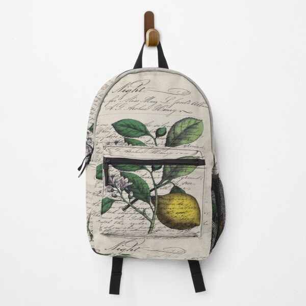 Item preview, dark academia vintage Mediterranean fruit orchard citrus blossom yellow lemon designed and sold by LEILA ART SPACE.