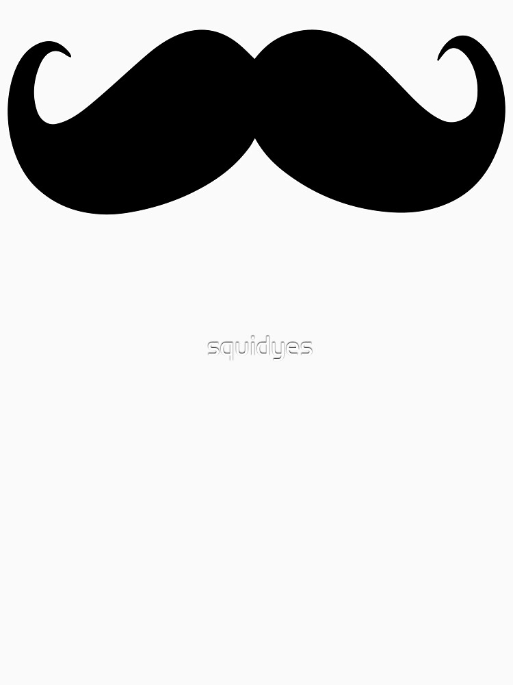 "Handlebar mustache" T-shirt for Sale by squidyes | Redbubble ...