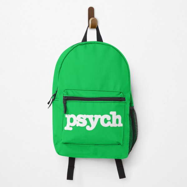 Item preview, Psych White Lettering, Green Background designed and sold by Tello1.