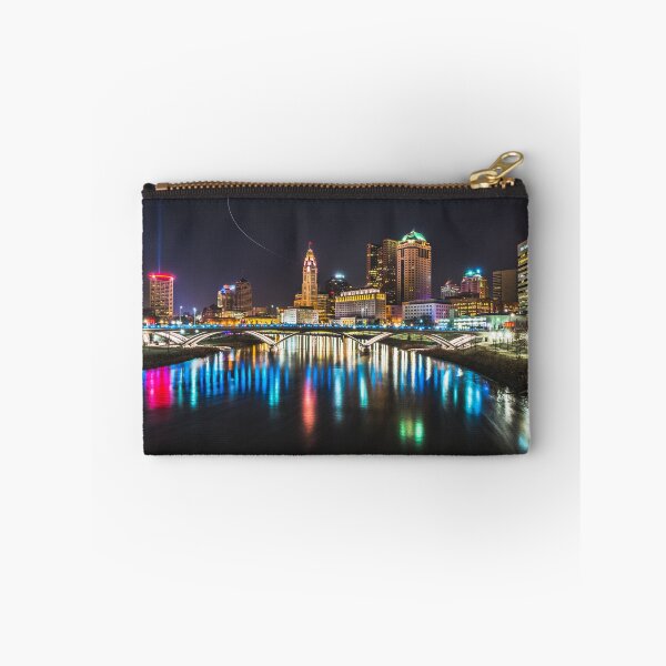 Aperçu de l'œuvre Columbus Ohio Skyline créée et vendue par Drew Shaffer.