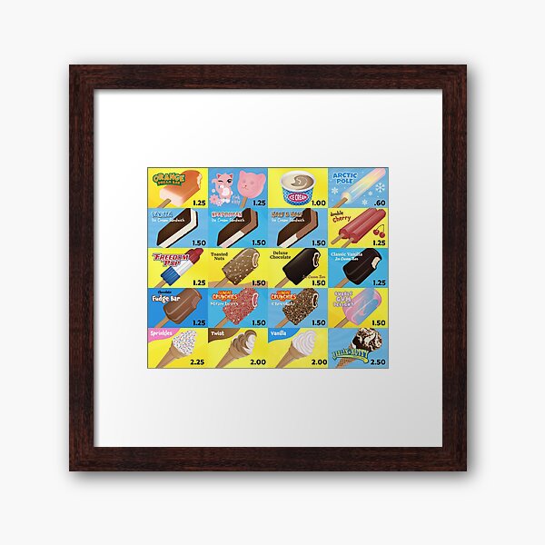 Ninja Turtle Ice Cream Bars Art Board Print for Sale by erinopar