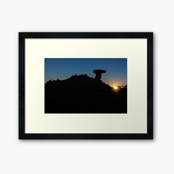 Camel Rock Framed Art Print
