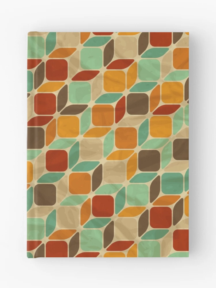 Thumbnail 1 of 3, Journal, Retro Geometric Pattern designed and sold by patternprint1.