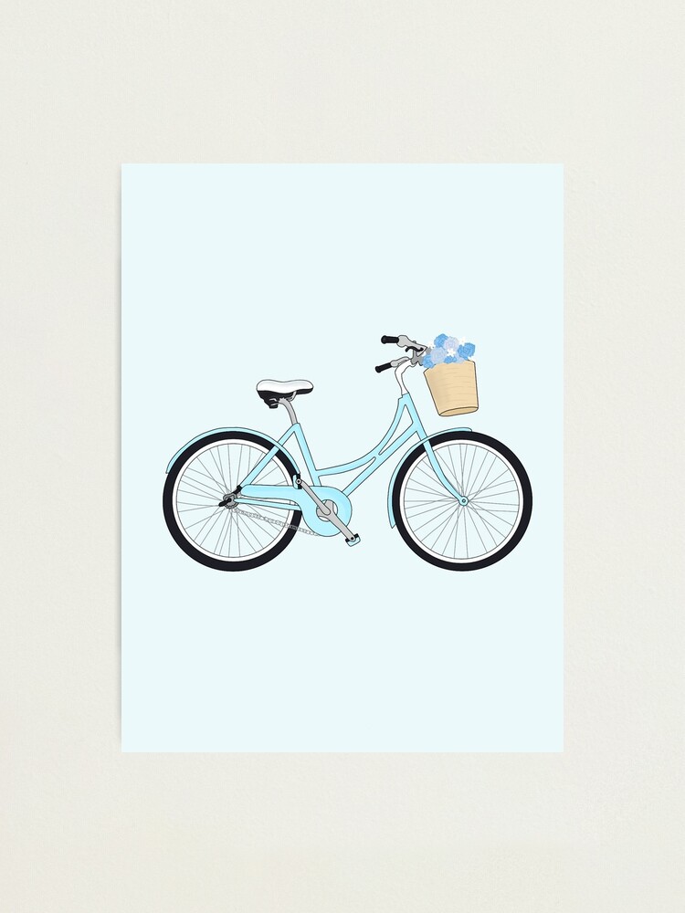 Pastel blue store bike