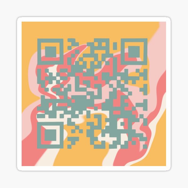 Shawty like a Melody QR code Sticker for Sale by Jessie35