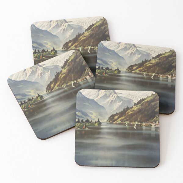 Item preview, Salzburger Land vintage travel poster designed and sold by stickart-marek.