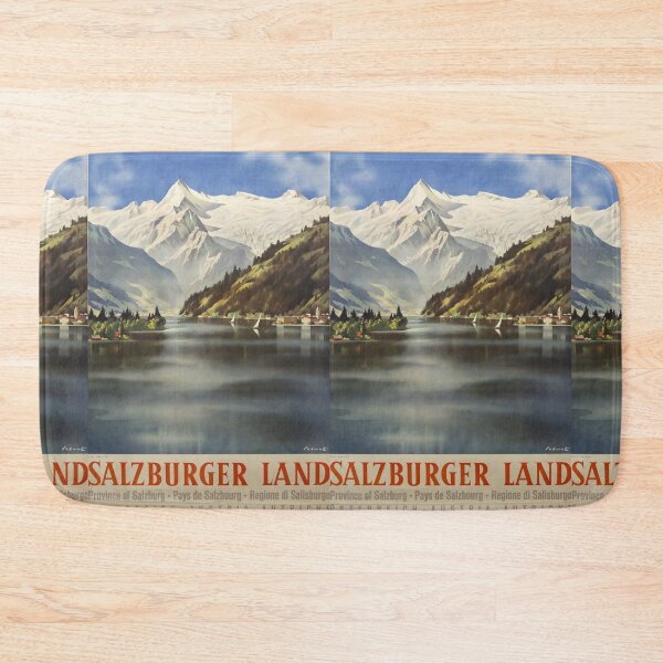 Item preview, Salzburger Land vintage travel poster designed and sold by stickart-marek.